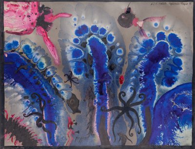 Algues luminescentes. Aquarium de Naples, 1911 - Wenzel Hablik
